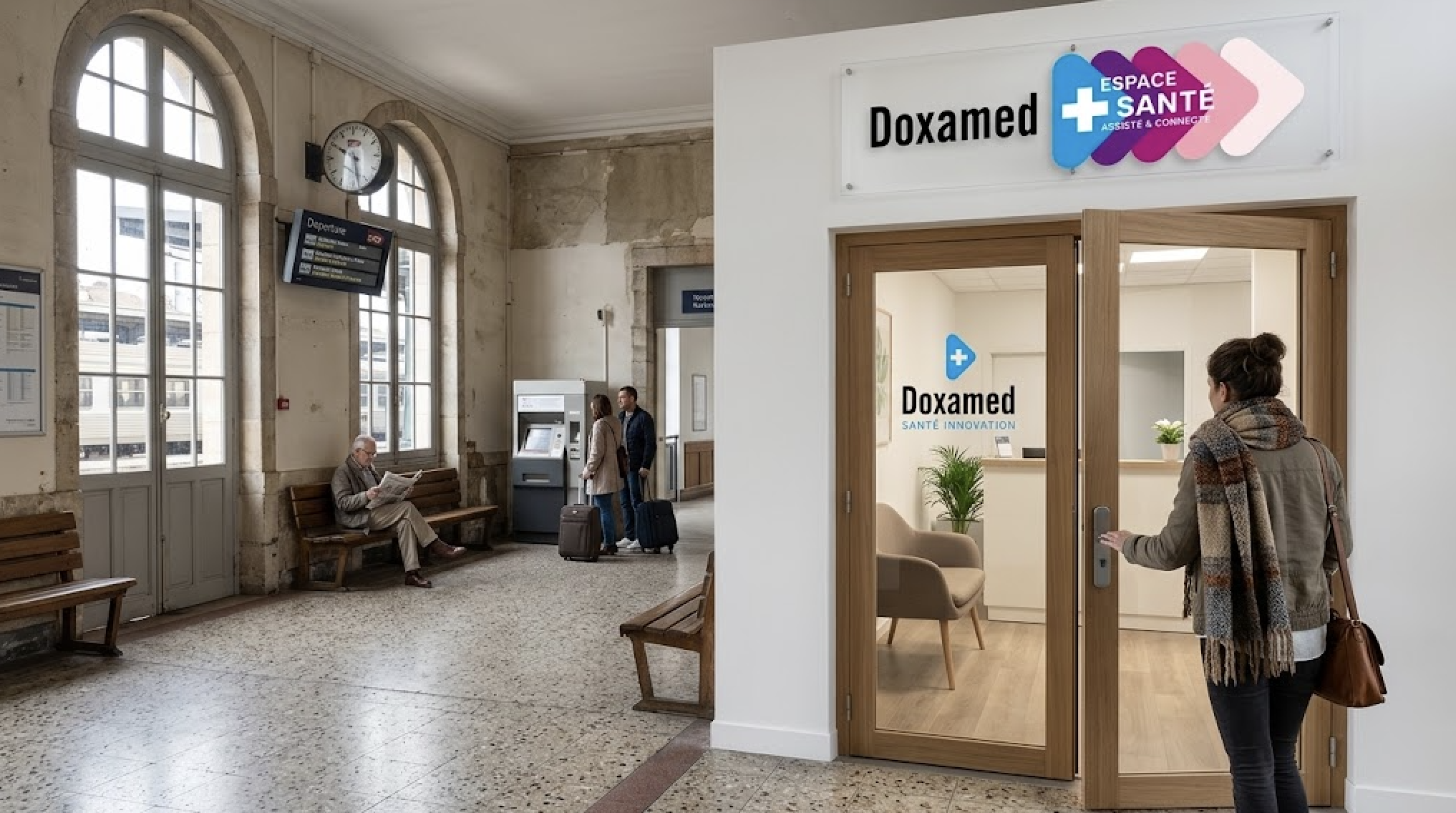 Espace de santé en gare — partenariat SNCF Gares & Connexions